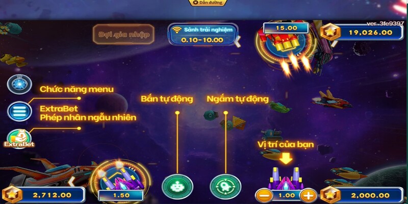 Vật phẩm và hệ số thưởng có trong trò chơi