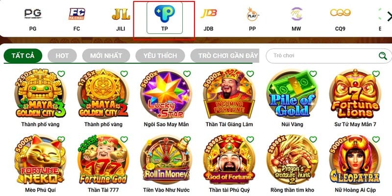 Thiết kế của sảnh có giao diện bắt mắt, khoa học và thân thiện người chơi